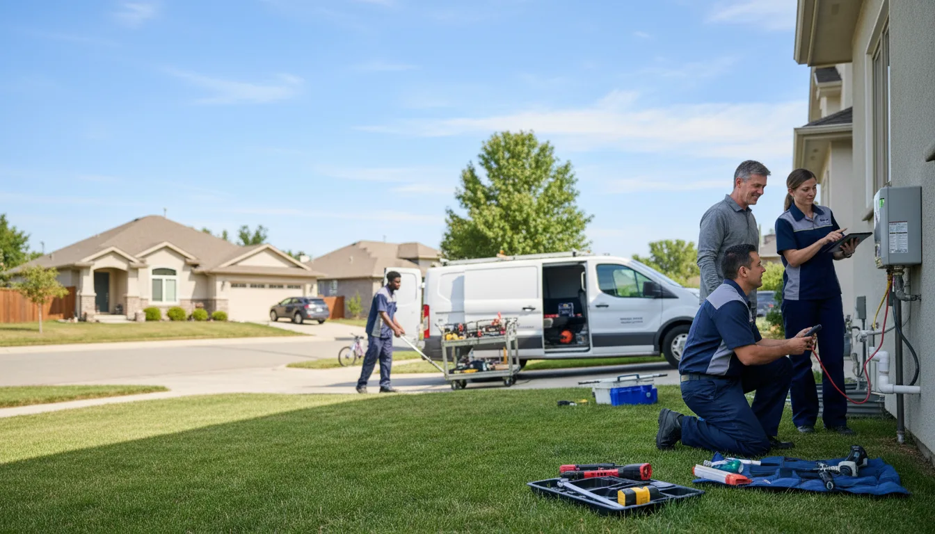 Tankless water heater service in Falkner, MS